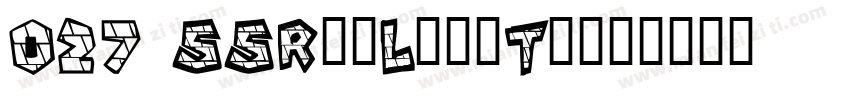 027 SSRuiLingTi字体转换